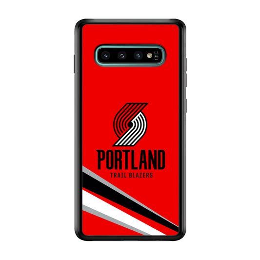 Portland Trail Blazers Alternate of Red Jersey Samsung Galaxy S10 Plus Case