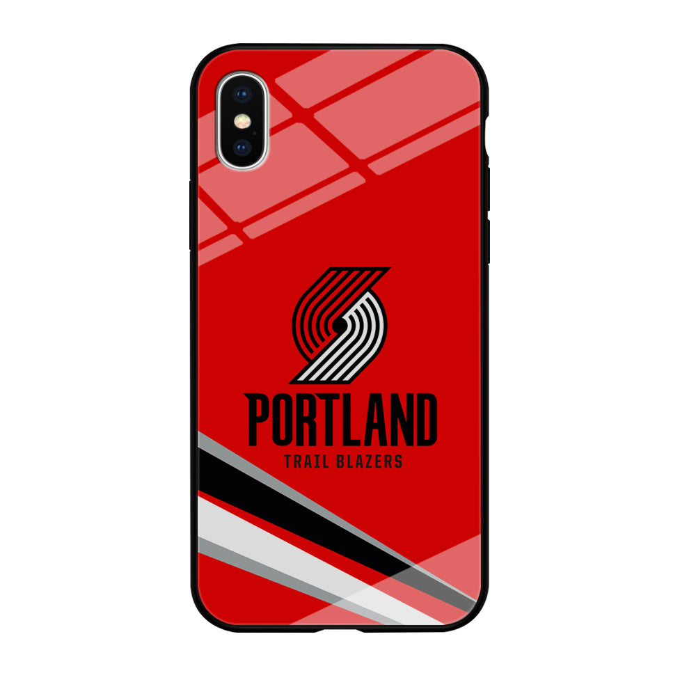 Portland Trail Blazers Alternate of Red Jersey iPhone X Case