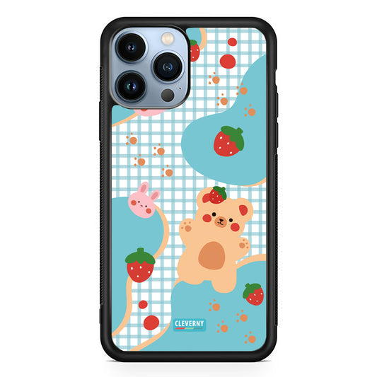 Pretty Little Doll Bear and Tiny Rabbit Magsafe iPhone Case
