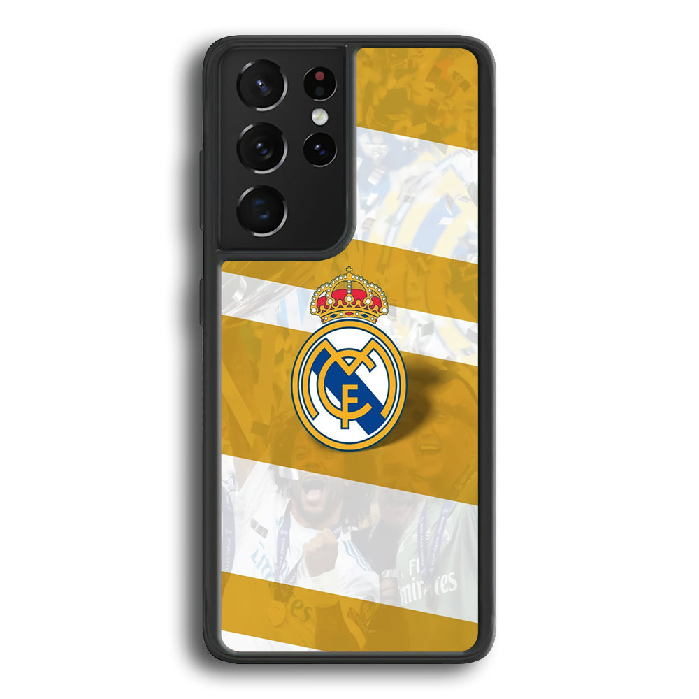 Real Madrid Pride of History Samsung Galaxy S21 Ultra Case