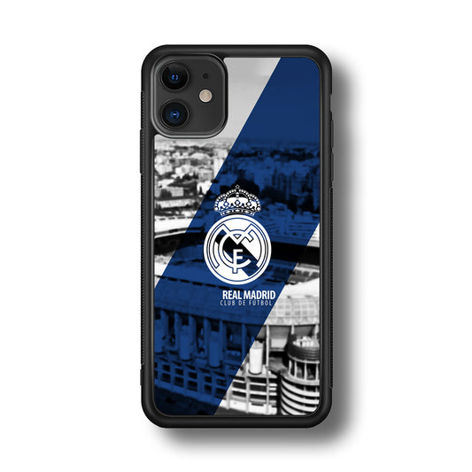 Real Madrid White Silhouette iPhone 11 Case