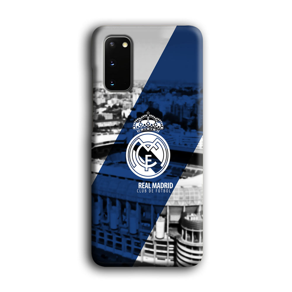 Real Madrid White Silhouette Samsung Galaxy S20 Case