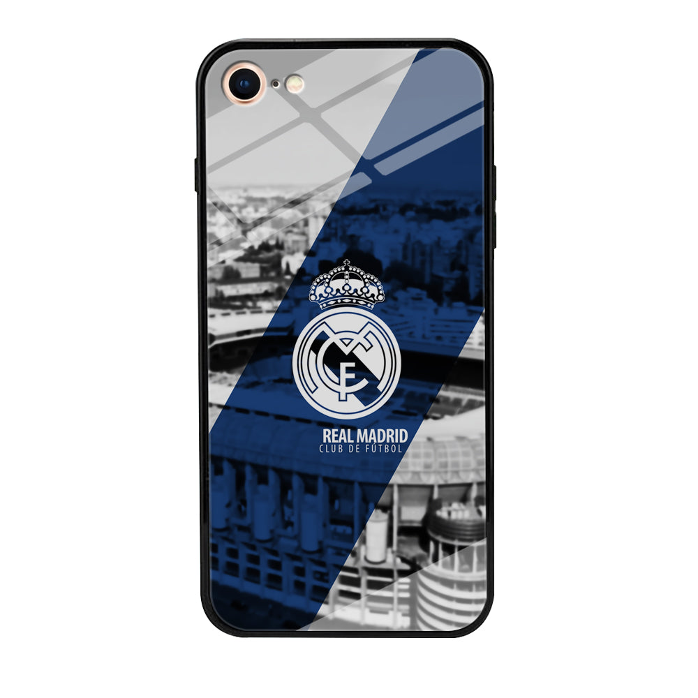 Real Madrid White Silhouette iPhone 7 Case