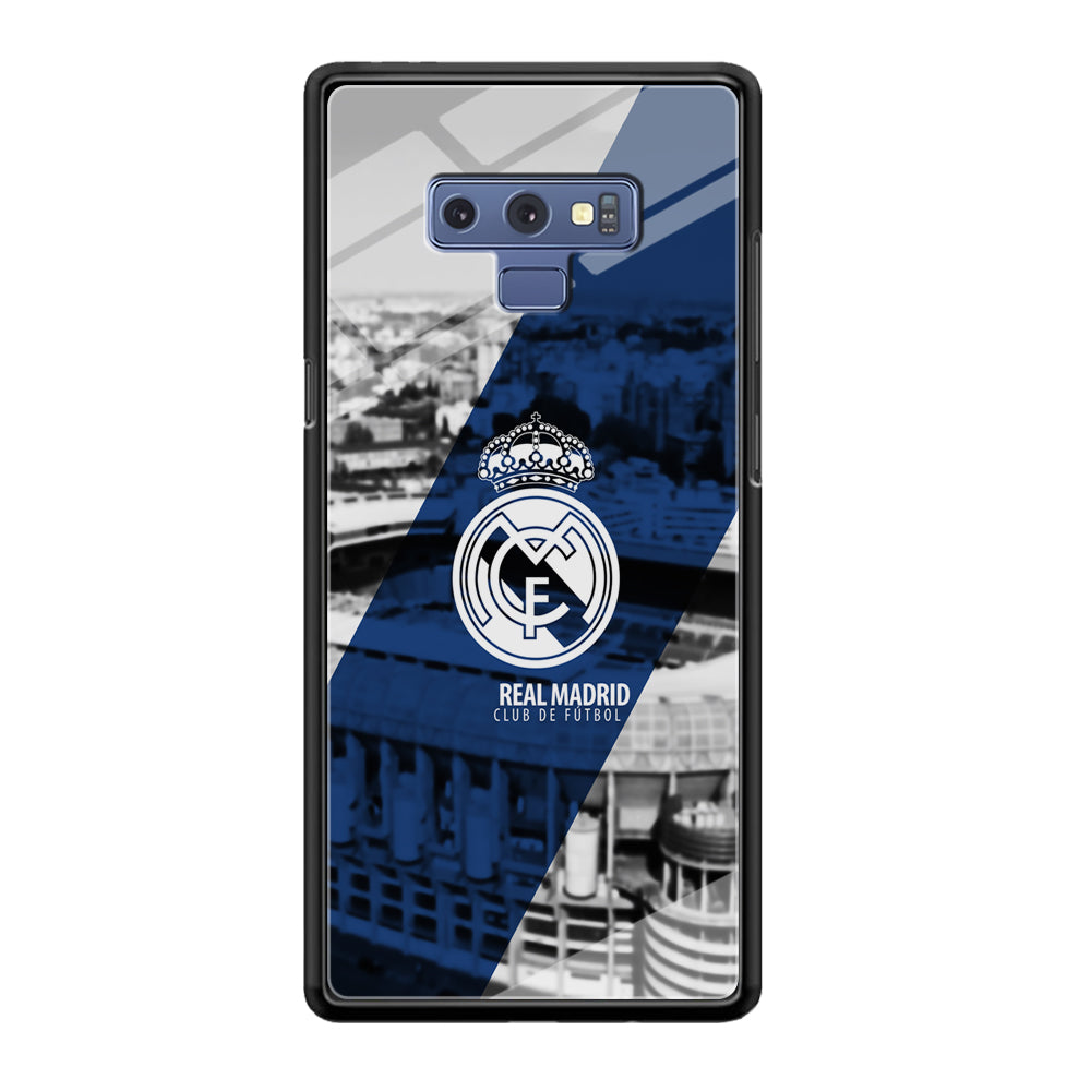 Real Madrid White Silhouette Samsung Galaxy Note 9 Case
