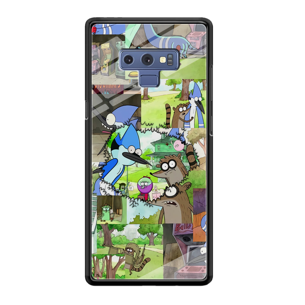 Regular Show Peek into The Past Samsung Galaxy Note 9 Case