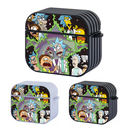 Rick and Morty Another Alteration Hard Plastic Case Cover For Apple Airpods 3