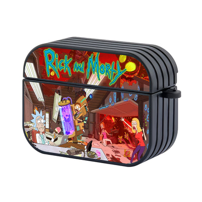Rick and Morty Everything will be under Control Hard Plastic Case Cover For Apple Airpods Pro