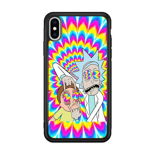 Rick and Morty Hippie Hype iPhone X Case