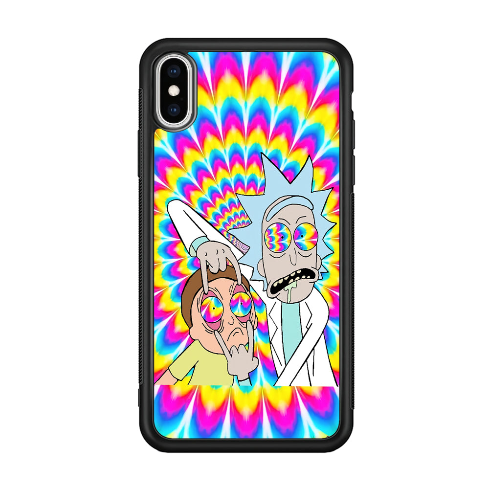 Rick and Morty Hippie Hype iPhone X Case