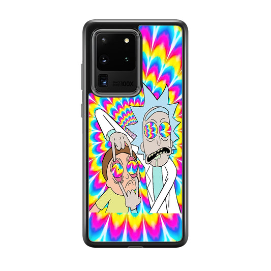 Rick and Morty Hippie Hype Samsung Galaxy S20 Ultra Case