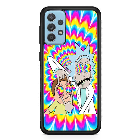 Rick and Morty Hippie Hype Samsung Galaxy A52 Case