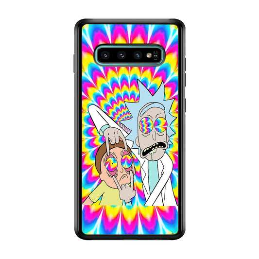 Rick and Morty Hippie Hype Samsung Galaxy S10 Plus Case