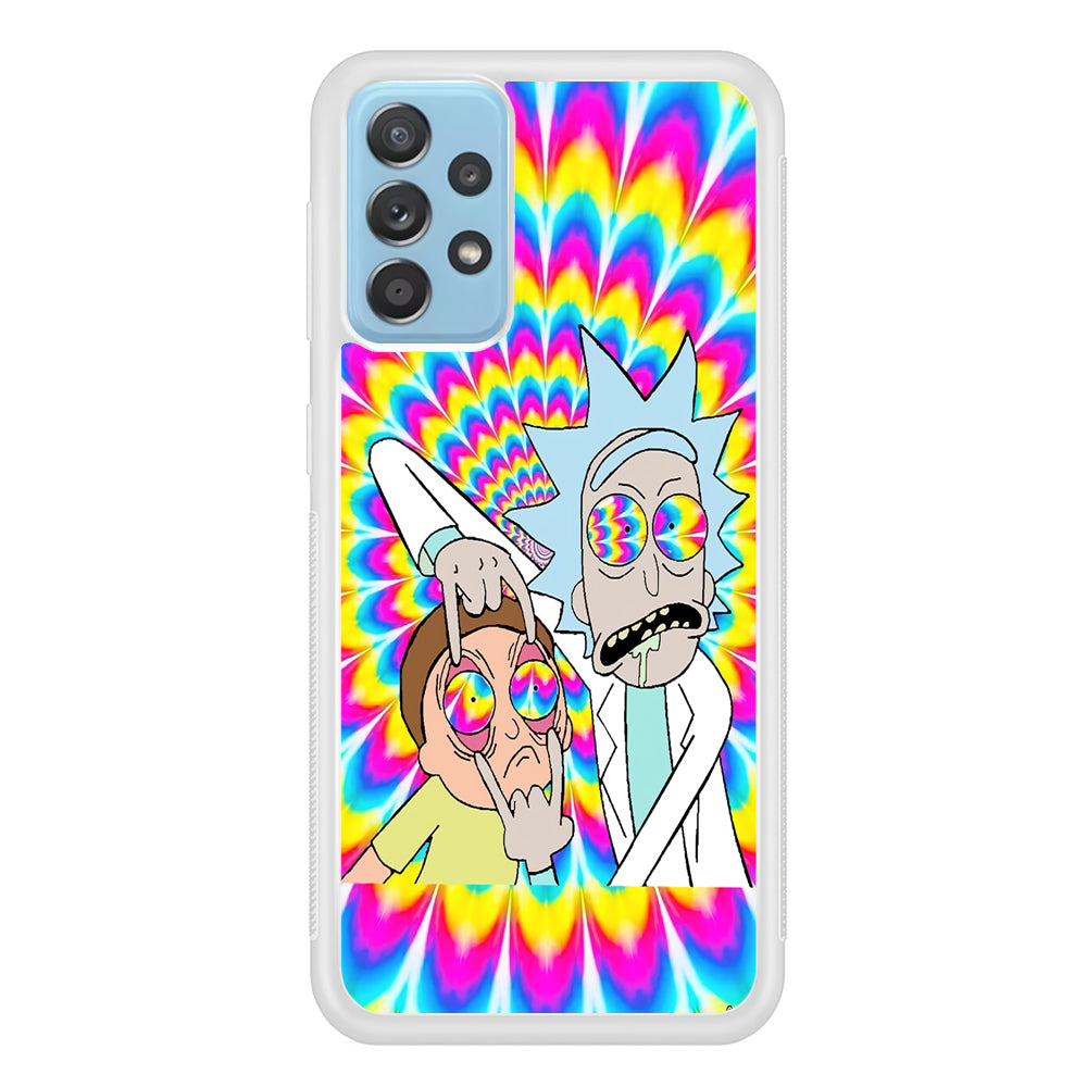 Rick and Morty Hippie Hype Samsung Galaxy A72 Case