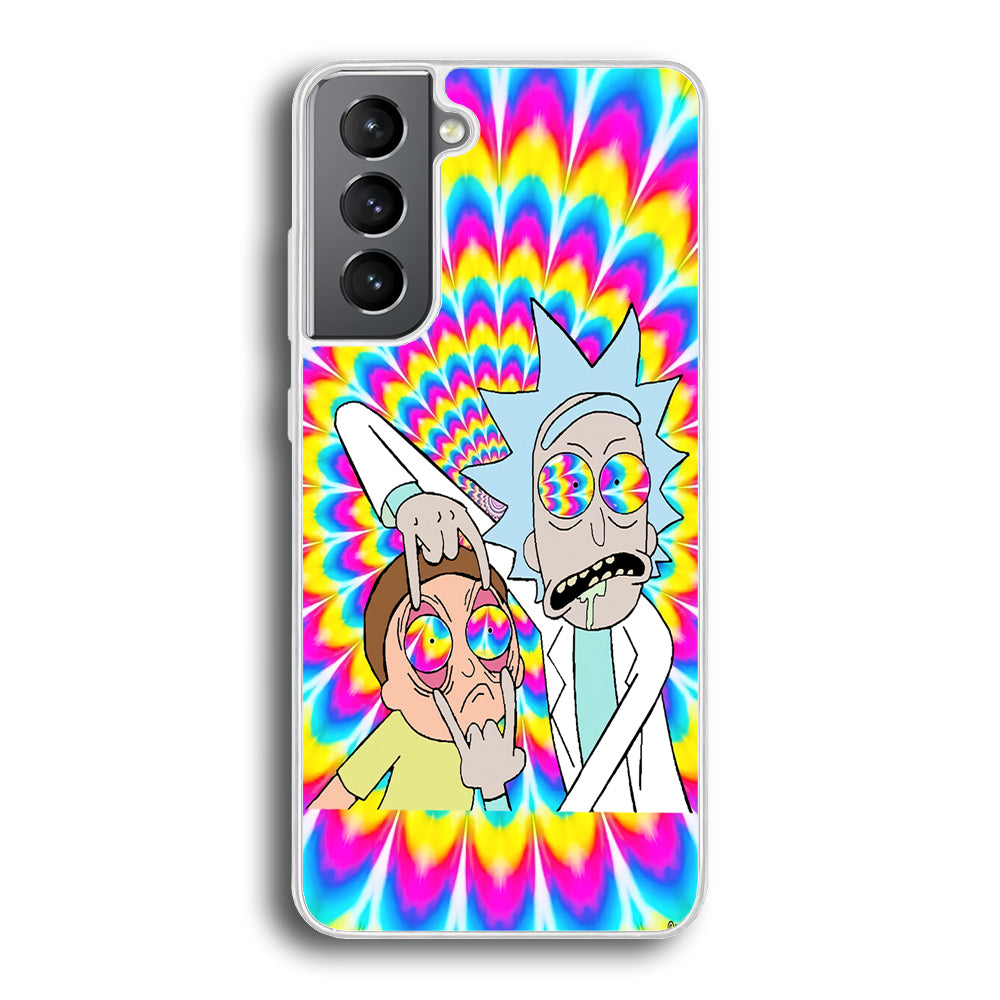 Rick and Morty Hippie Hype Samsung Galaxy S21 Plus Case