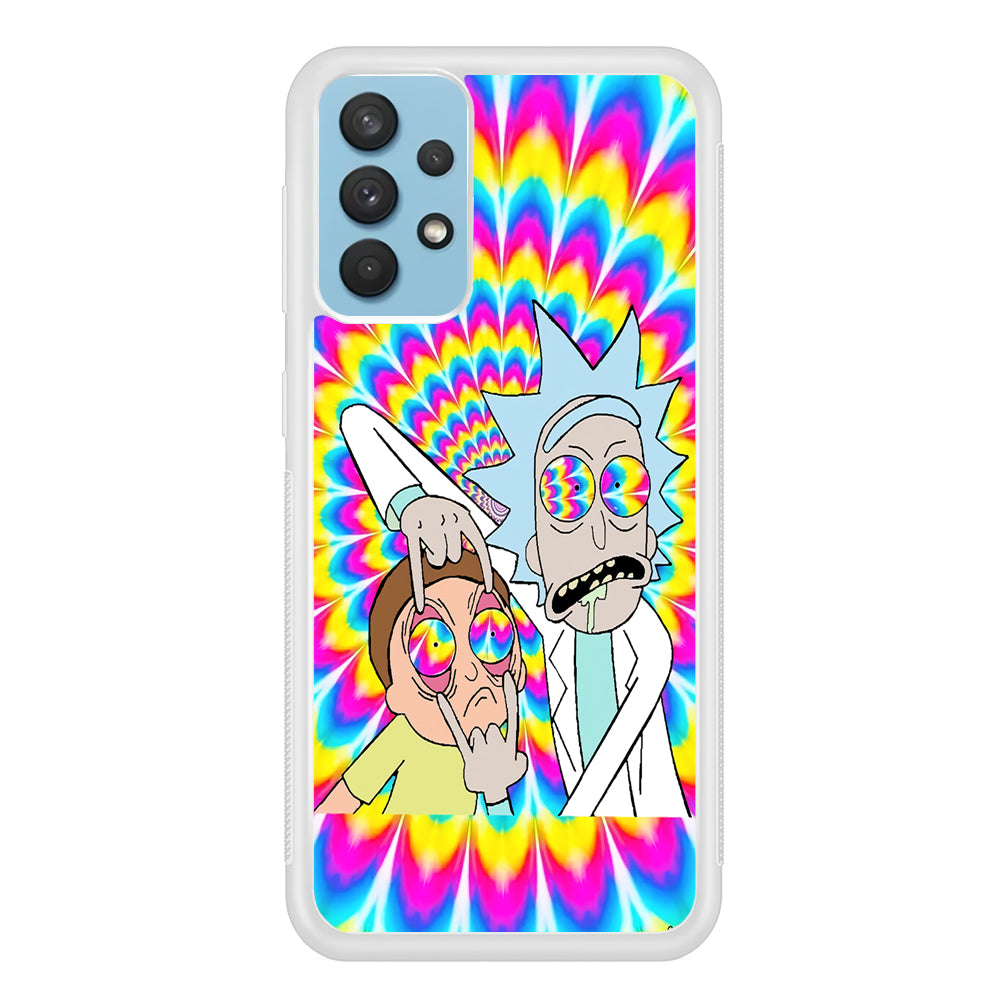 Rick and Morty Hippie Hype Samsung Galaxy A32 Case