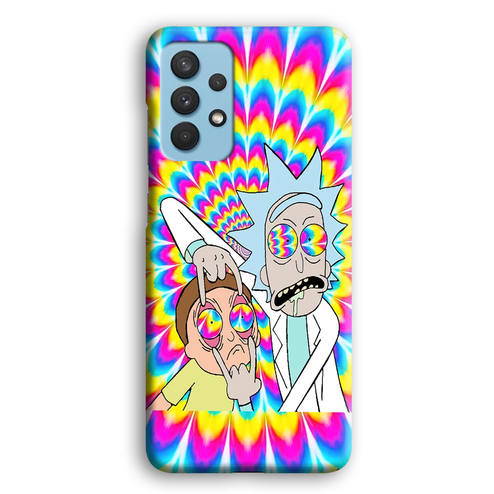 Rick and Morty Hippie Hype Samsung Galaxy A32 Case