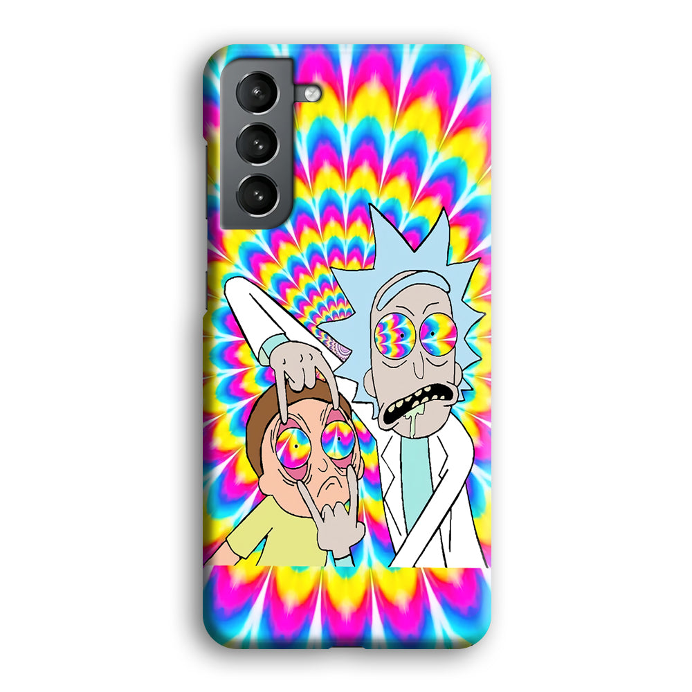 Rick and Morty Hippie Hype Samsung Galaxy S21 Case
