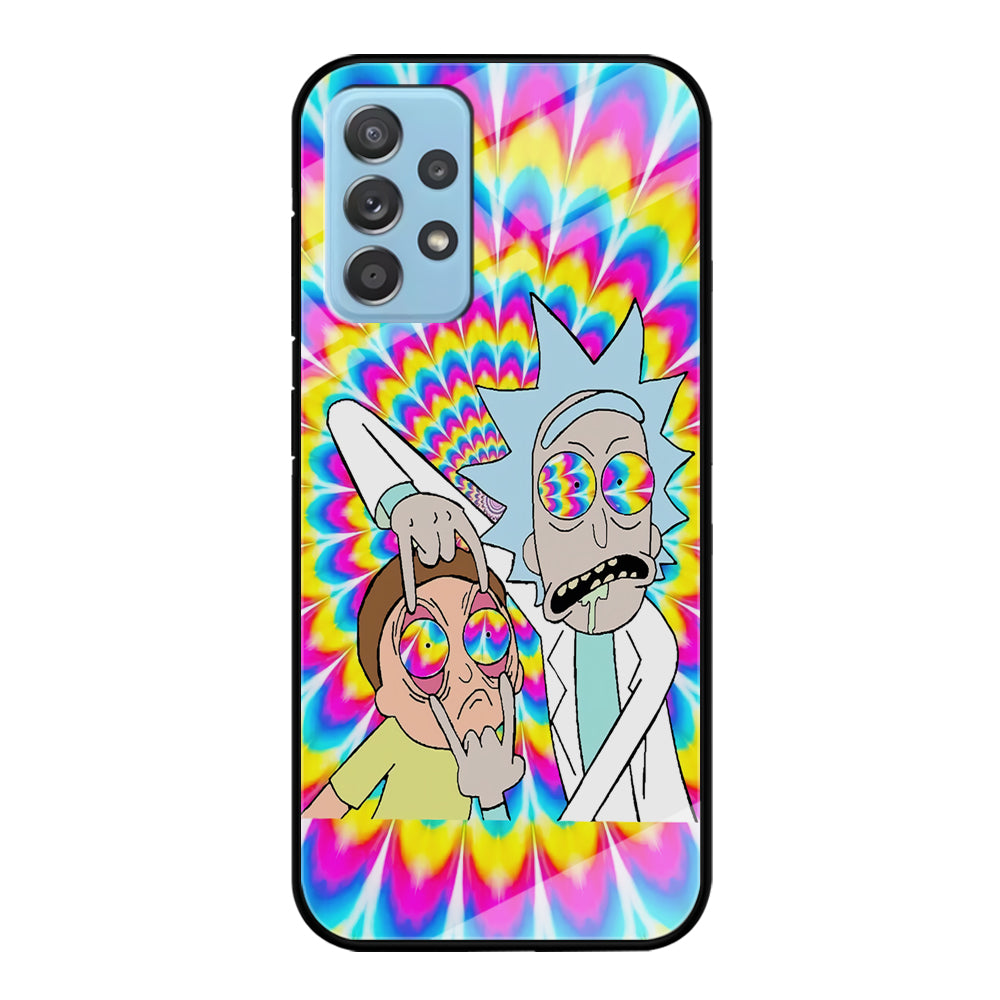 Rick and Morty Hippie Hype Samsung Galaxy A72 Case