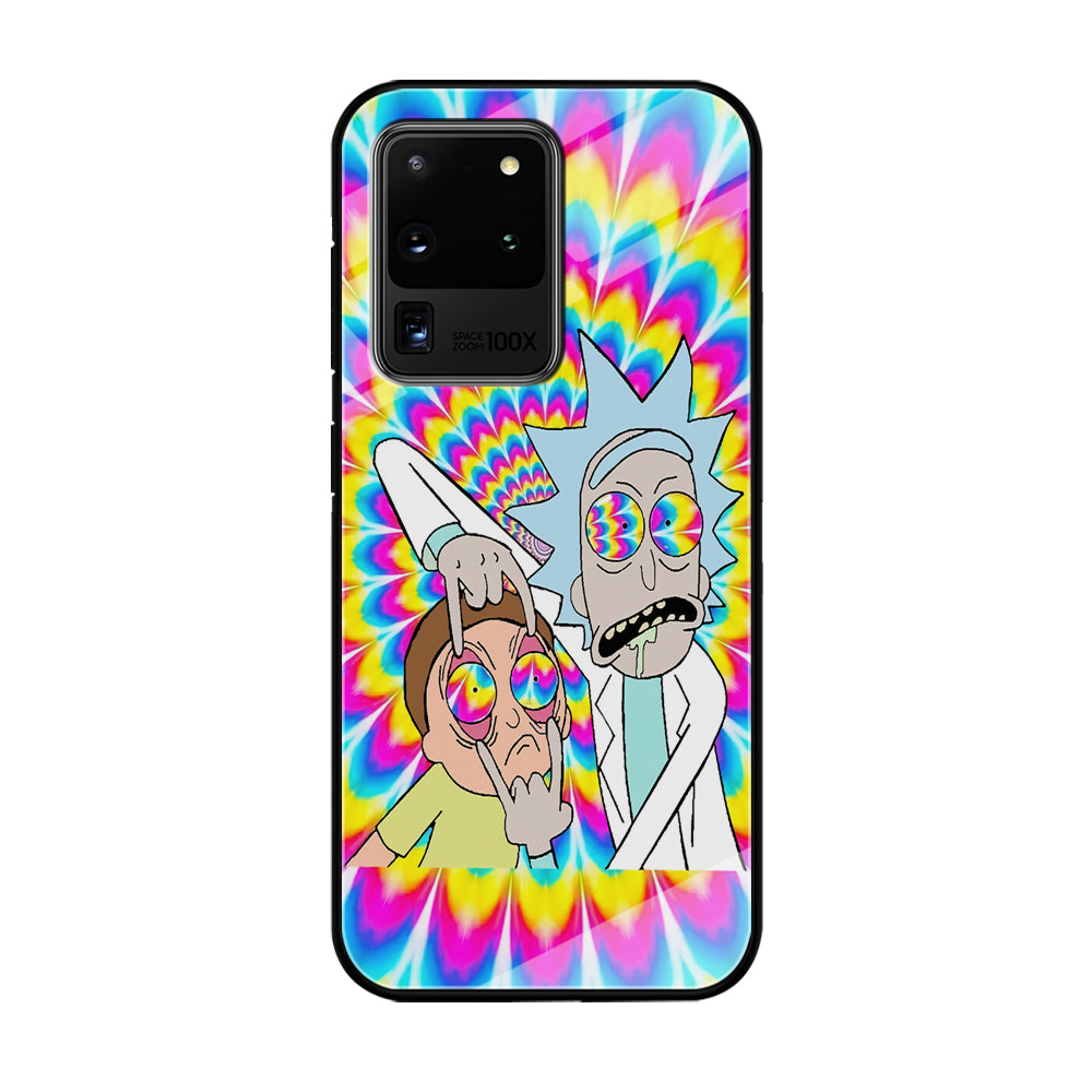 Rick and Morty Hippie Hype Samsung Galaxy S20 Ultra Case
