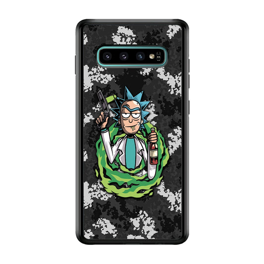 Rick and Morty Let's Have Fun Samsung Galaxy S10 Plus Case