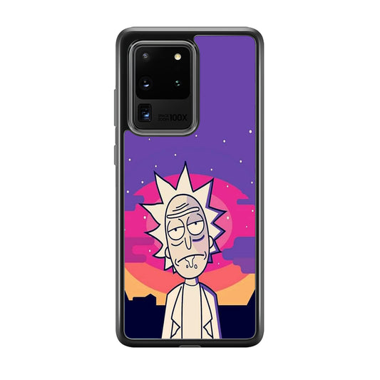 Rick and Morty Night Face Samsung Galaxy S20 Ultra Case