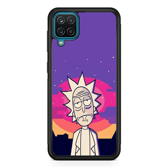 Rick and Morty Night Face Samsung Galaxy A12 Case
