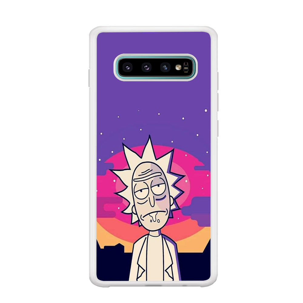 Rick and Morty Night Face Samsung Galaxy S10 Plus Case