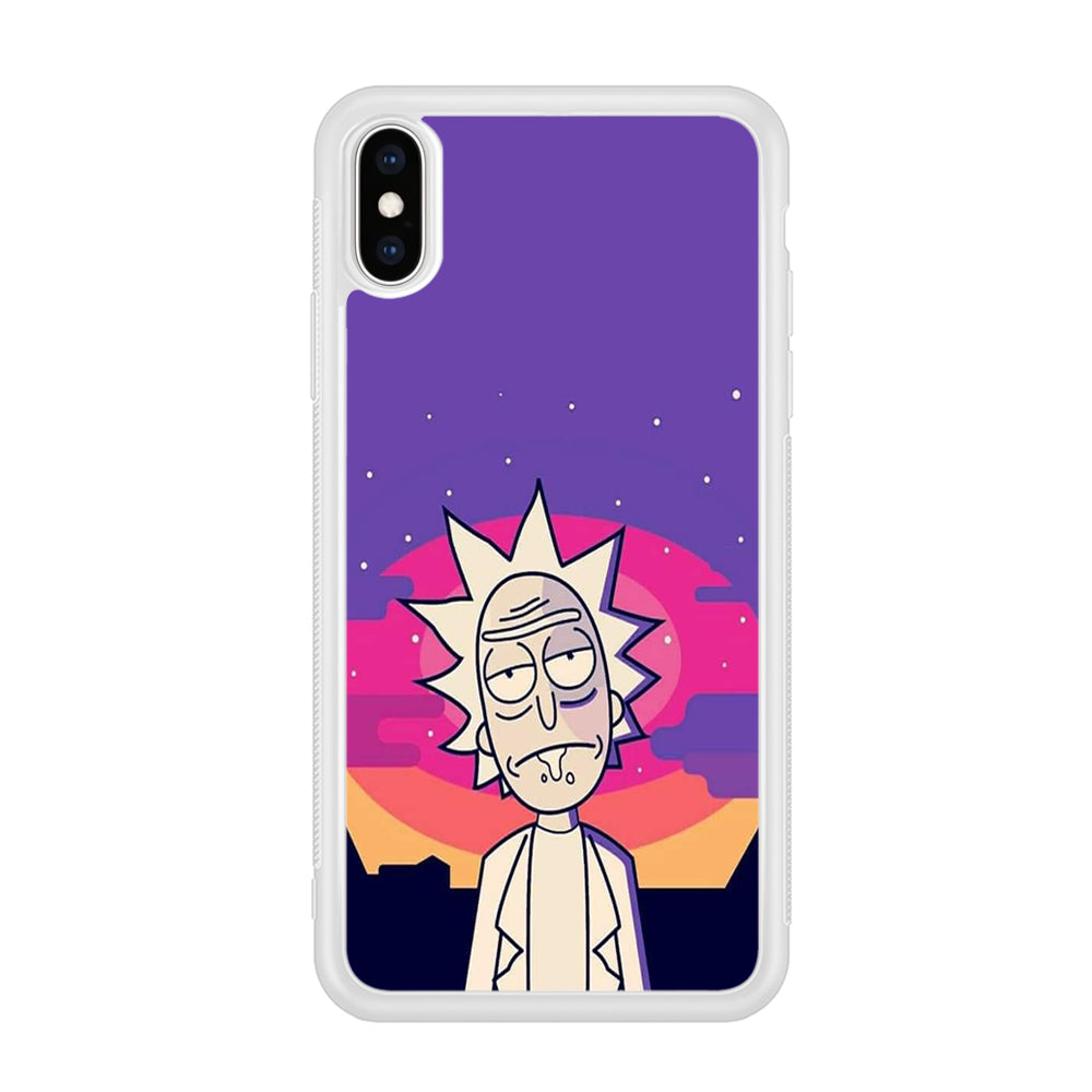 Rick and Morty Night Face iPhone Xs Max Case