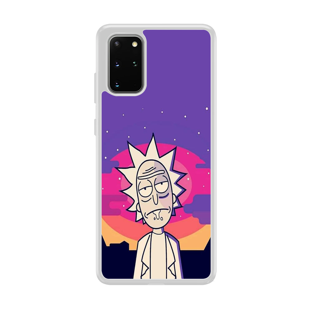 Rick and Morty Night Face Samsung Galaxy S20 Plus Case
