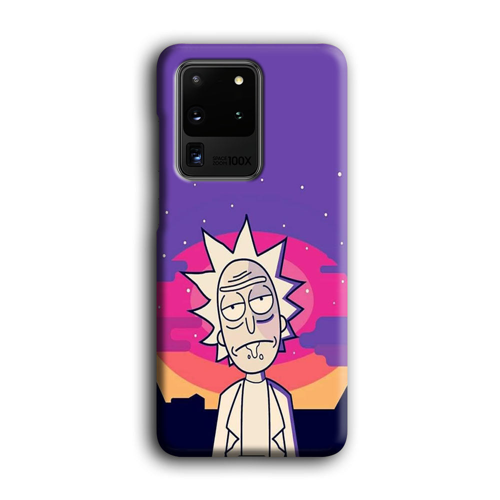 Rick and Morty Night Face Samsung Galaxy S20 Ultra Case