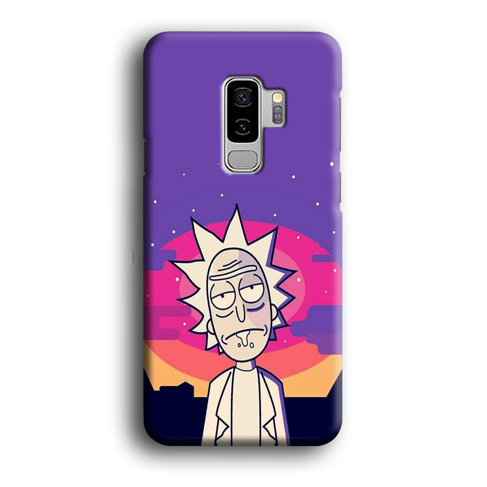 Rick and Morty Night Face Samsung Galaxy S9 Plus Case