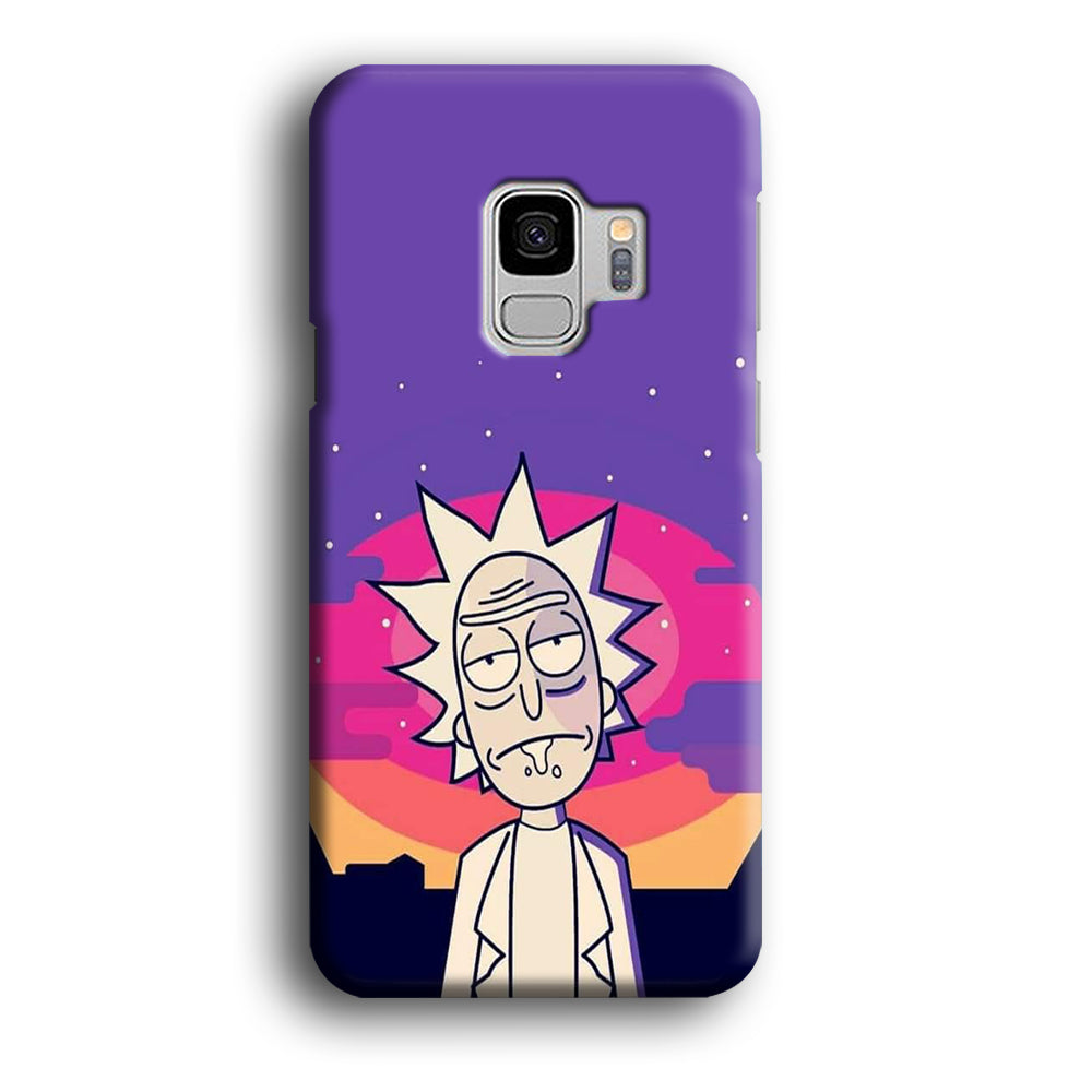 Rick and Morty Night Face Samsung Galaxy S9 Case