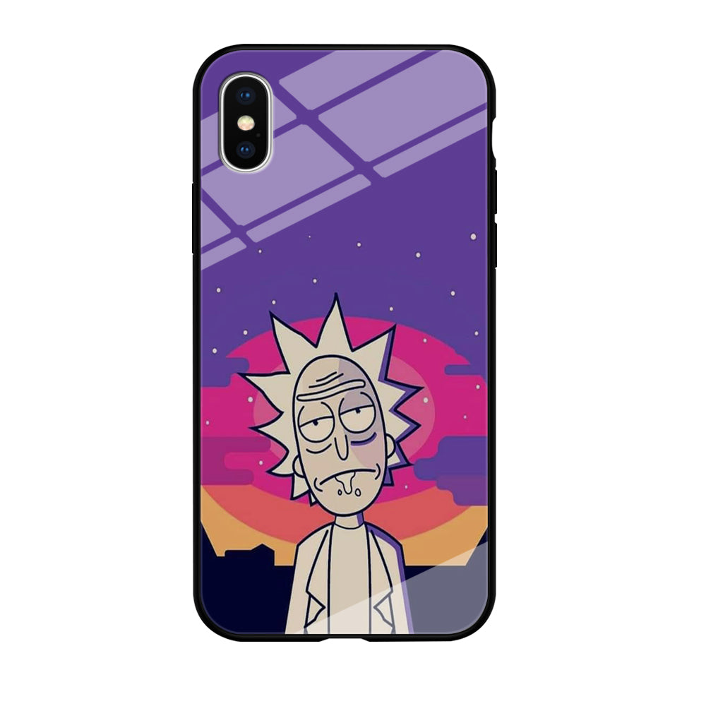 Rick and Morty Night Face iPhone Xs Max Case