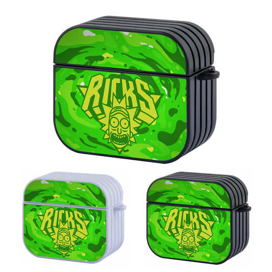 Rick and Morty Playing Signal Hard Plastic Case Cover For Apple Airpods 3