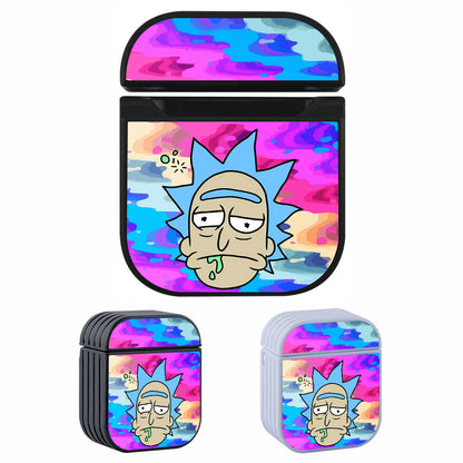 Rick and Morty Tired and Bored Hard Plastic Case Cover For Apple Airpods