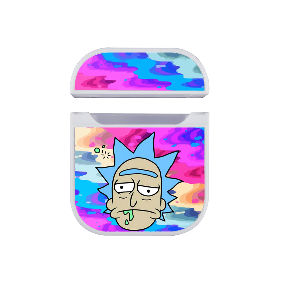 Rick and Morty Tired and Bored Hard Plastic Case Cover For Apple Airpods