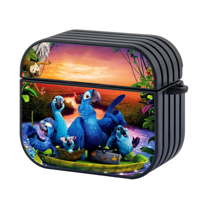 Rio 2 Film Poster Hard Plastic Case Cover For Apple Airpods 3