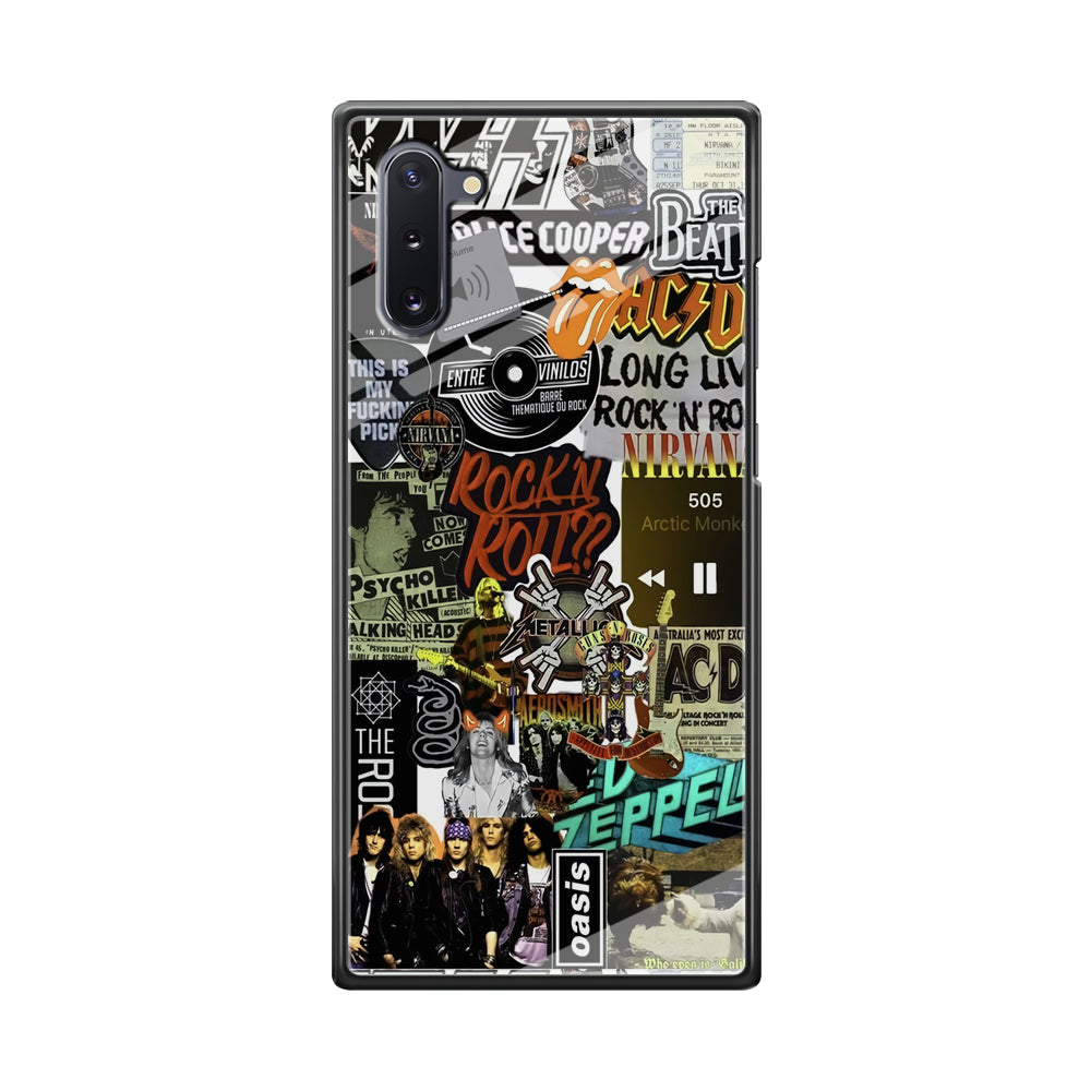 Rock's Band Historical Touch Collage Samsung Galaxy Note 10 Case