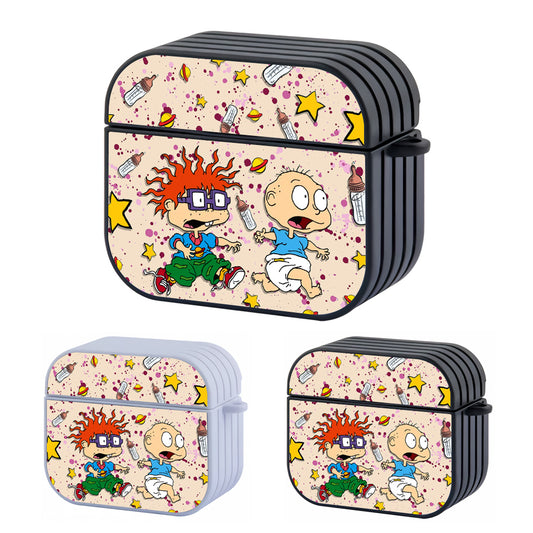 Rugrats Running Dude Hard Plastic Case Cover For Apple Airpods 3