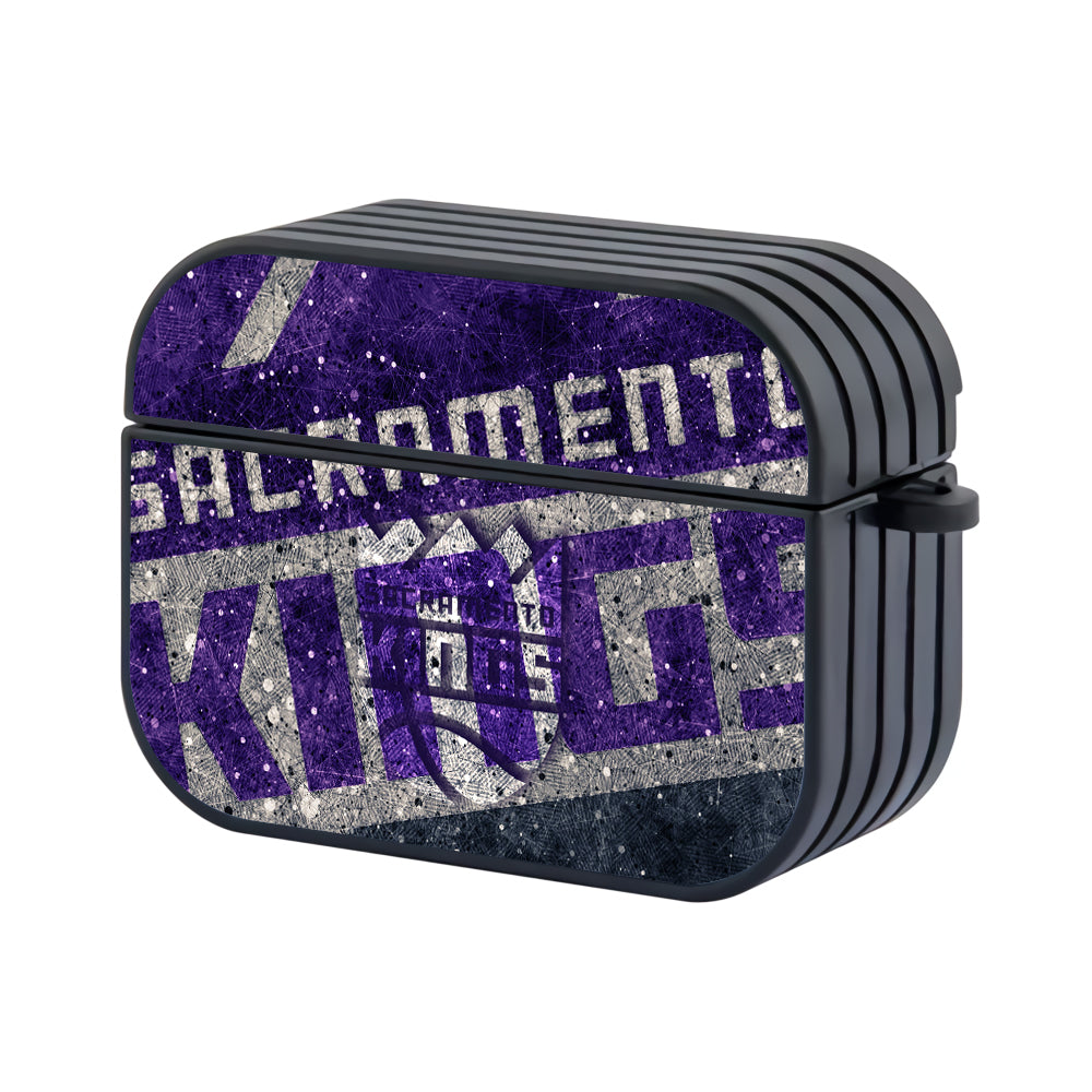 Sacramento Kings NBA Shadows of The King Hard Plastic Case Cover For Apple Airpods Pro