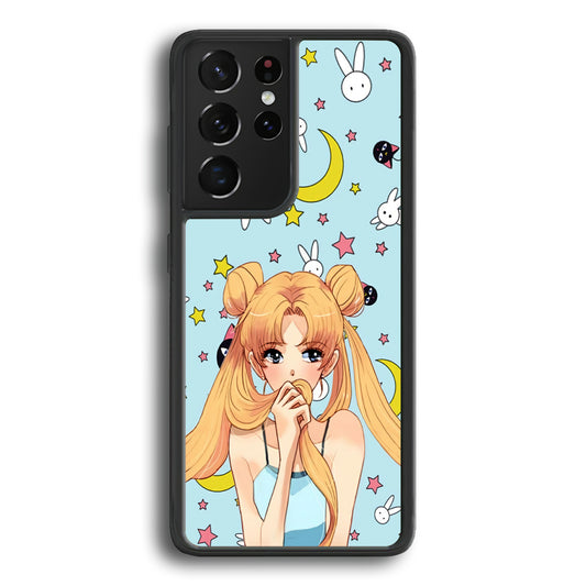 Sailor Moon Day to Relax Samsung Galaxy S21 Ultra Case