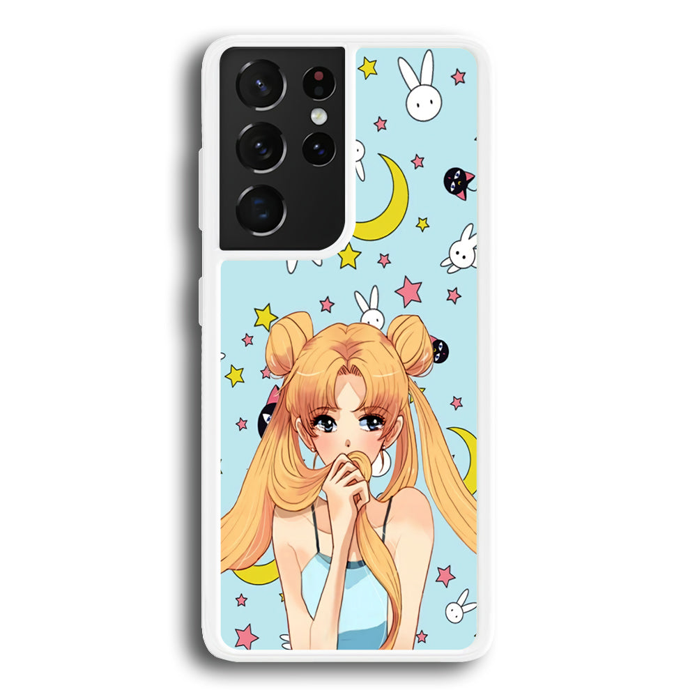 Sailor Moon Day to Relax Samsung Galaxy S21 Ultra Case