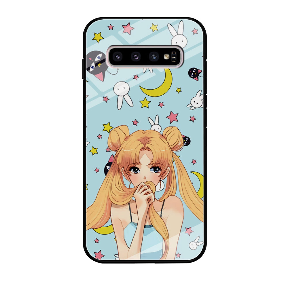 Sailor Moon Day to Relax Samsung Galaxy S10 Plus Case