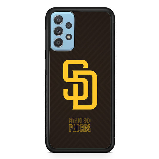 San Diego Padres Shape and Emblem Samsung Galaxy A52 Case