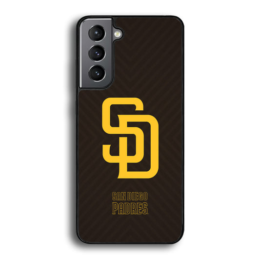 San Diego Padres Shape and Emblem Samsung Galaxy S21 Plus Case