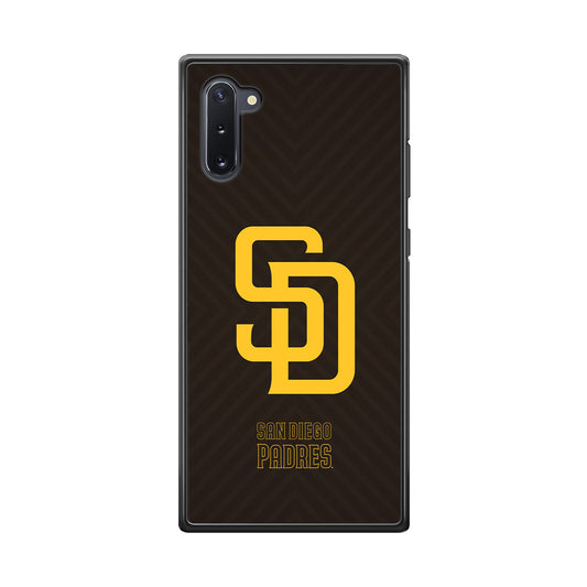 San Diego Padres Shape and Emblem Samsung Galaxy Note 10 Case