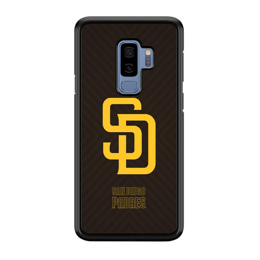 San Diego Padres Shape and Emblem Samsung Galaxy S9 Plus Case