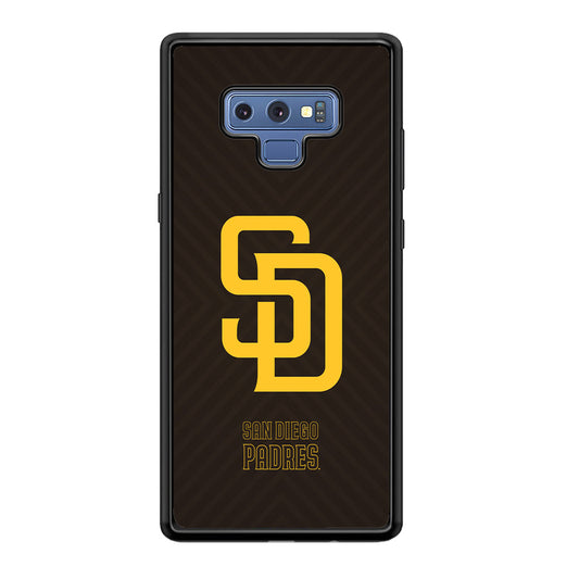 San Diego Padres Shape and Emblem Samsung Galaxy Note 9 Case