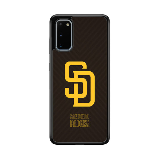 San Diego Padres Shape and Emblem Samsung Galaxy S20 Case