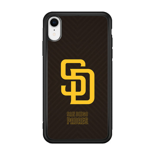San Diego Padres Shape and Emblem iPhone XR Case